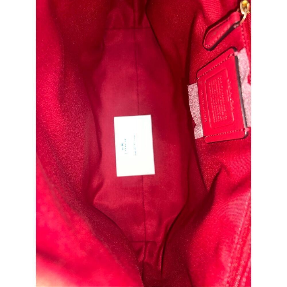 ➡️Coach Marlon Shoulder/Crossbody Handbag Sig Canvas Pebbled Leather F79993 $428 - Picture 7 of 8